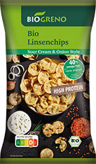Thumbnail Linsenchips Sour Cream & Onion
